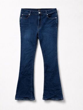 Quince Dark Blue Flare Jeans